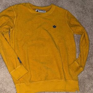 Dutch Bros Mustard Crewneck Sweater